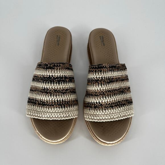 LifeStride Breezy Slide Sandals Tan Multi – Size 9.5M - Picture 5 of 10